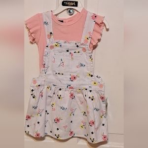 NWT My Destiny 2 piece toddler girls jumper skirt set